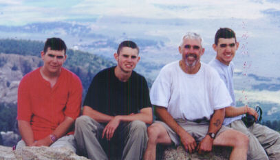 Philmont 2000 at the top of The Tooth Of Time